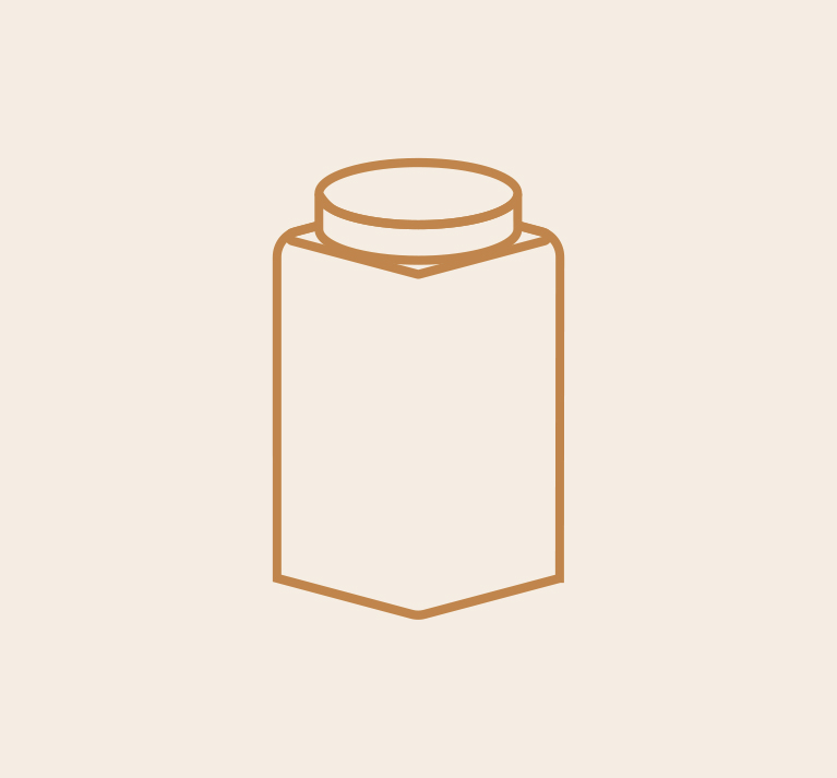 Square Jar Illustration